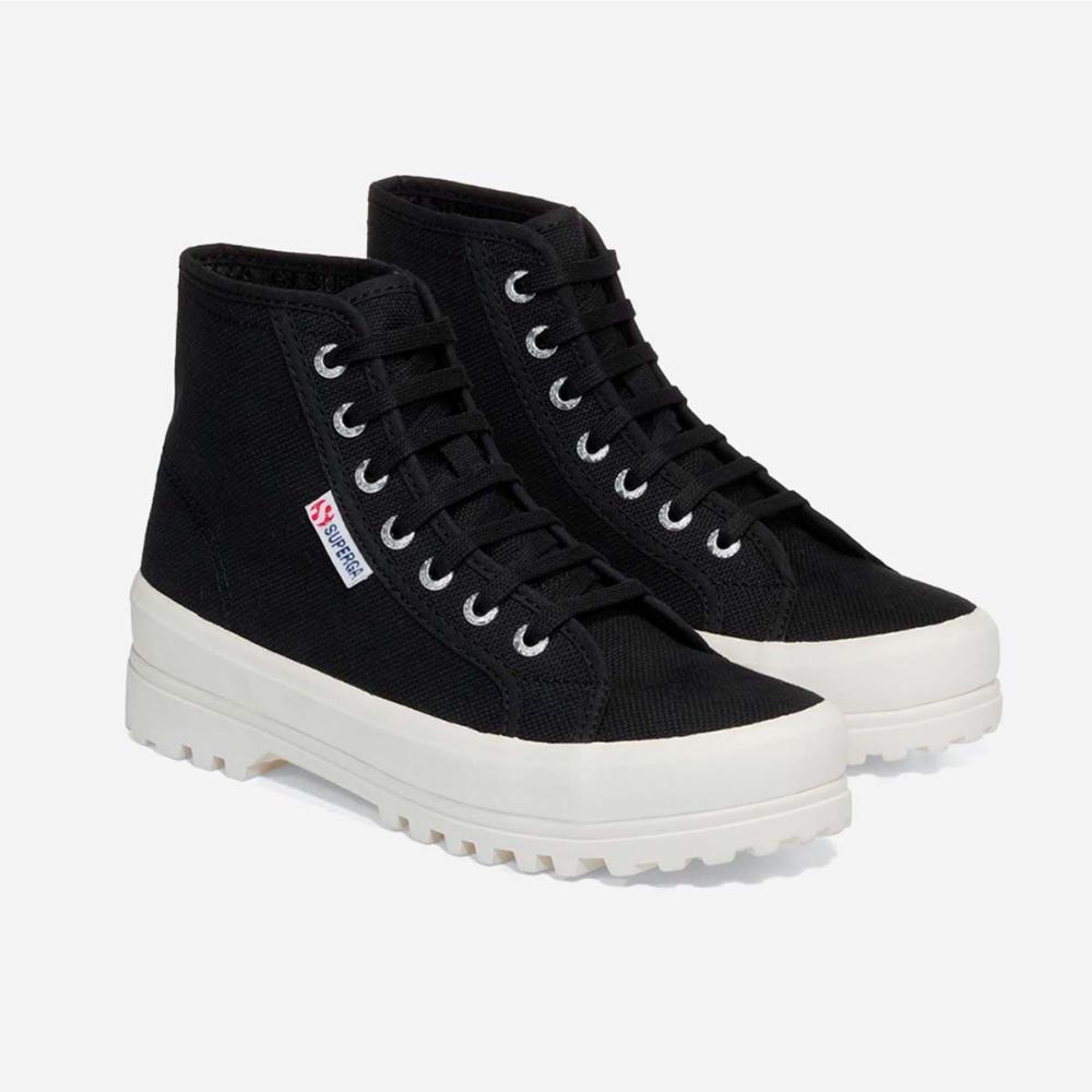 Zapatilla 2341 Alpina Black F Avorio