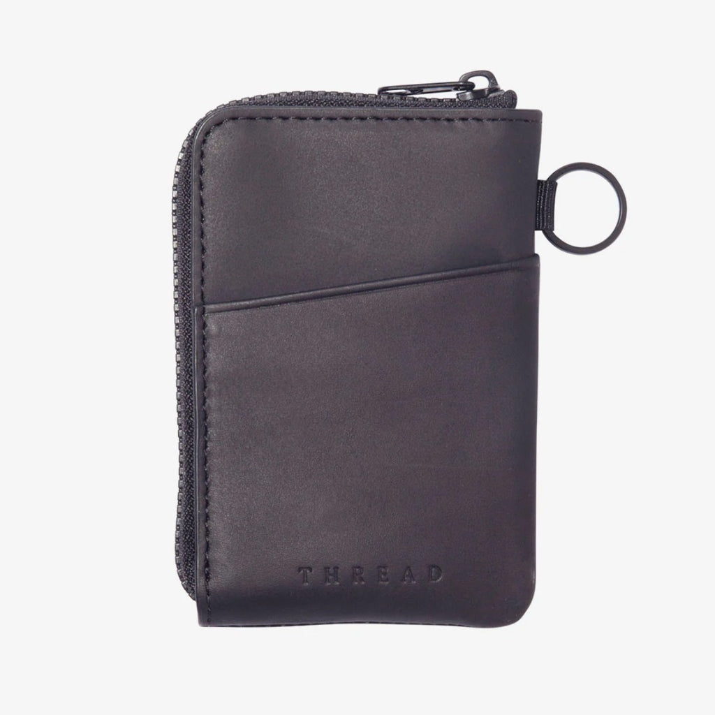 Billetera Thread Zipper Wallet Black