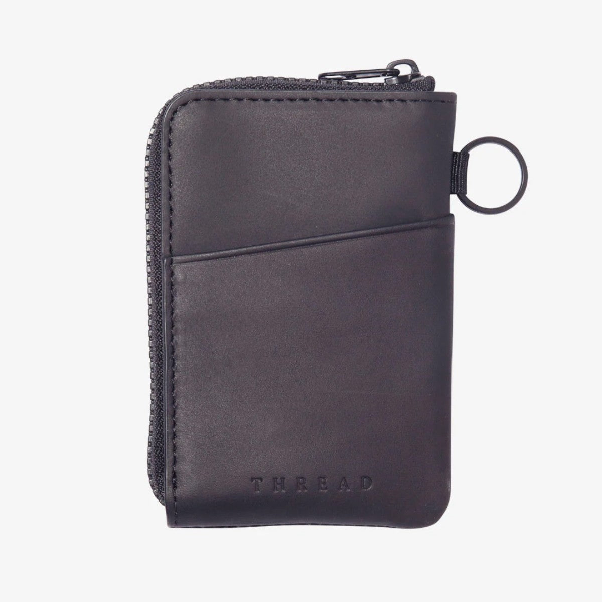 Billetera Thread Zipper Wallet Black