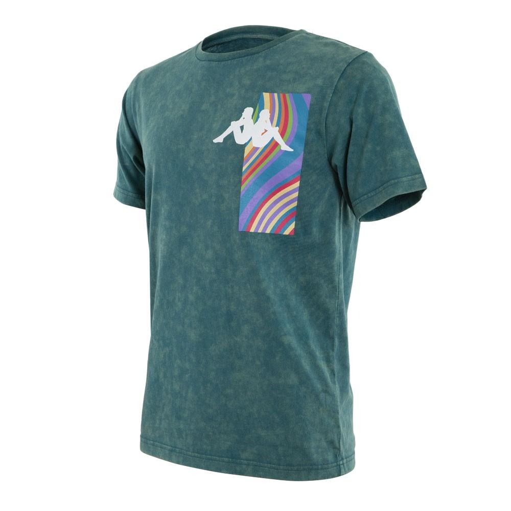 Polera Kids Blue Omini Rainbow