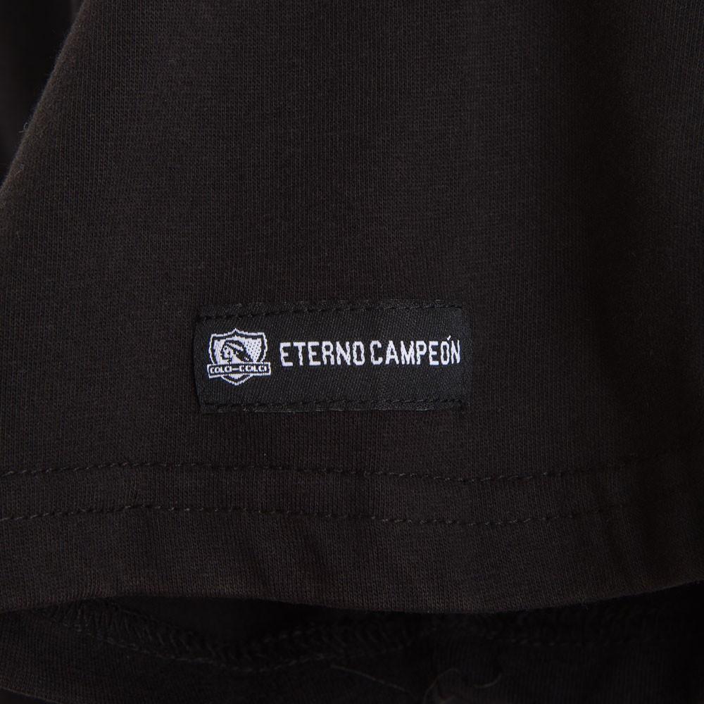 Polera Colo Colo Urbano All Black Trophies