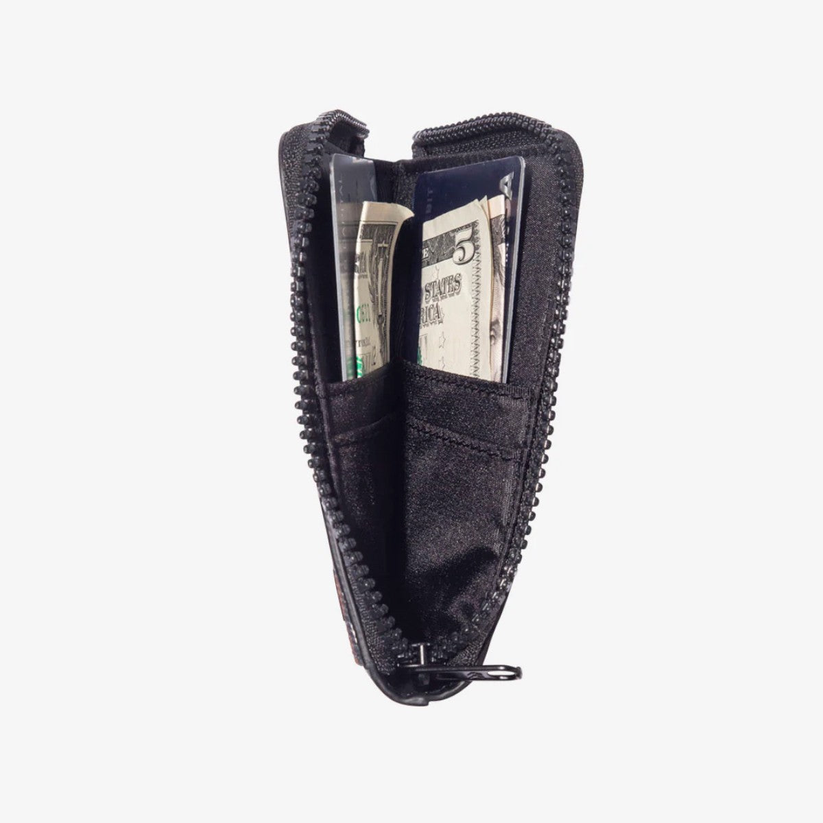 Billetera Thread Zipper Wallet Black
