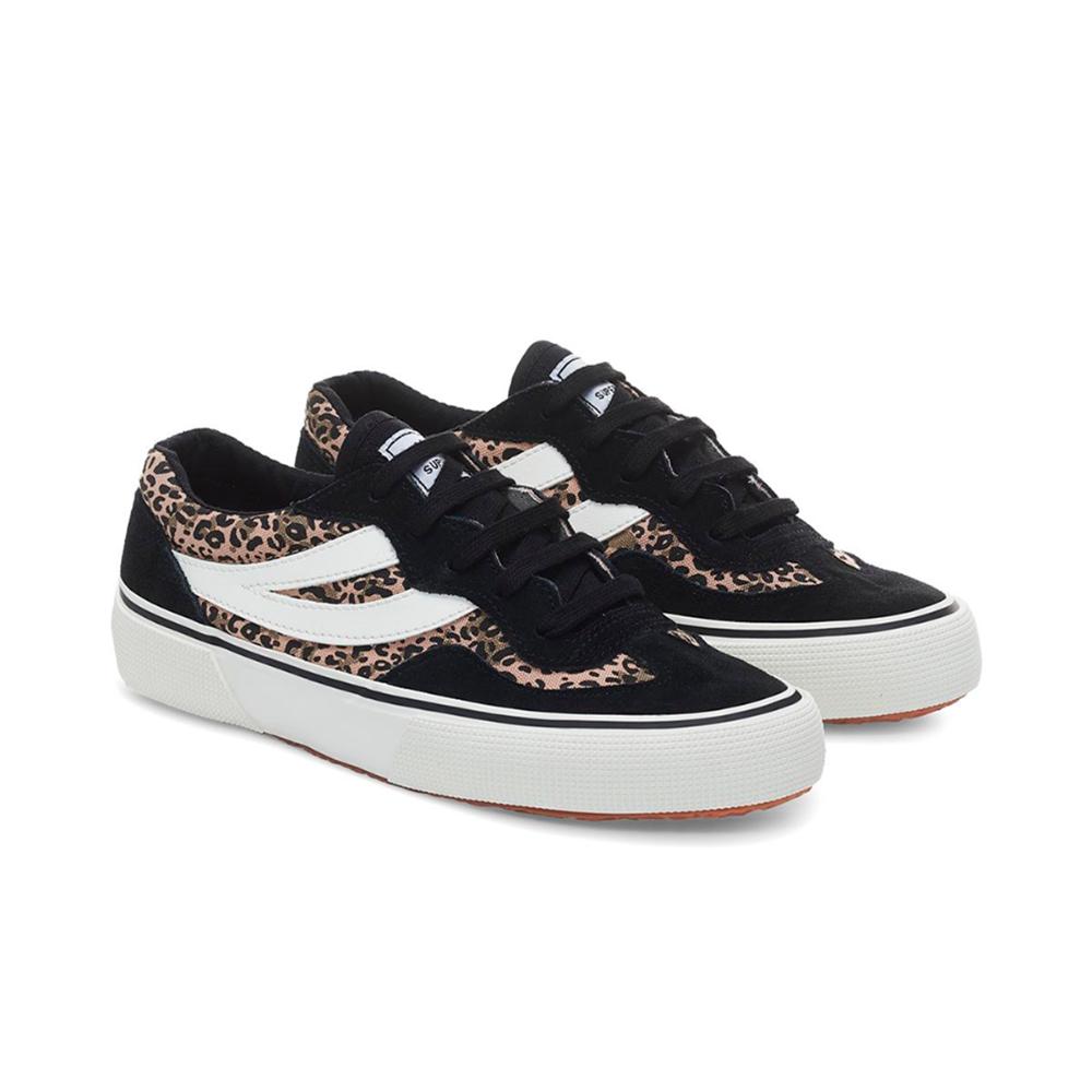 Zapatilla 2941 Revolley Microleopard Black