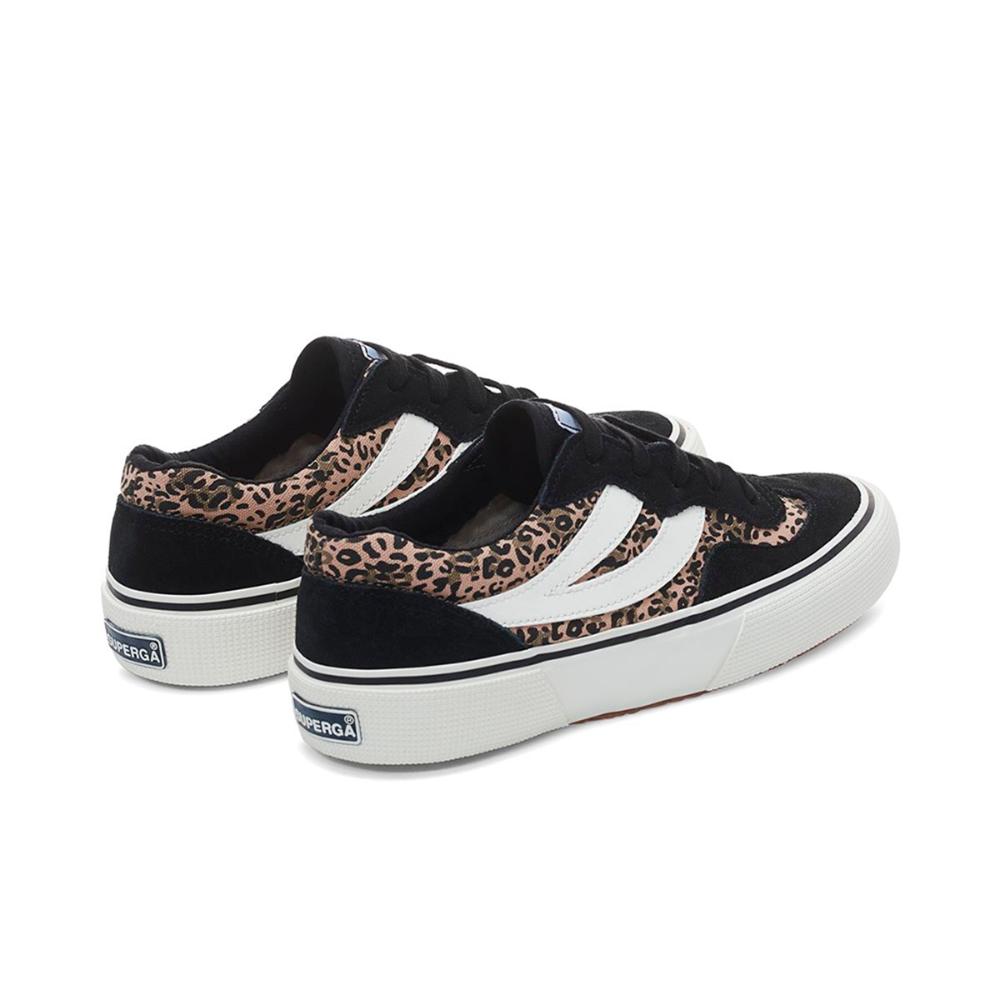 Zapatilla 2941 Revolley Microleopard Black