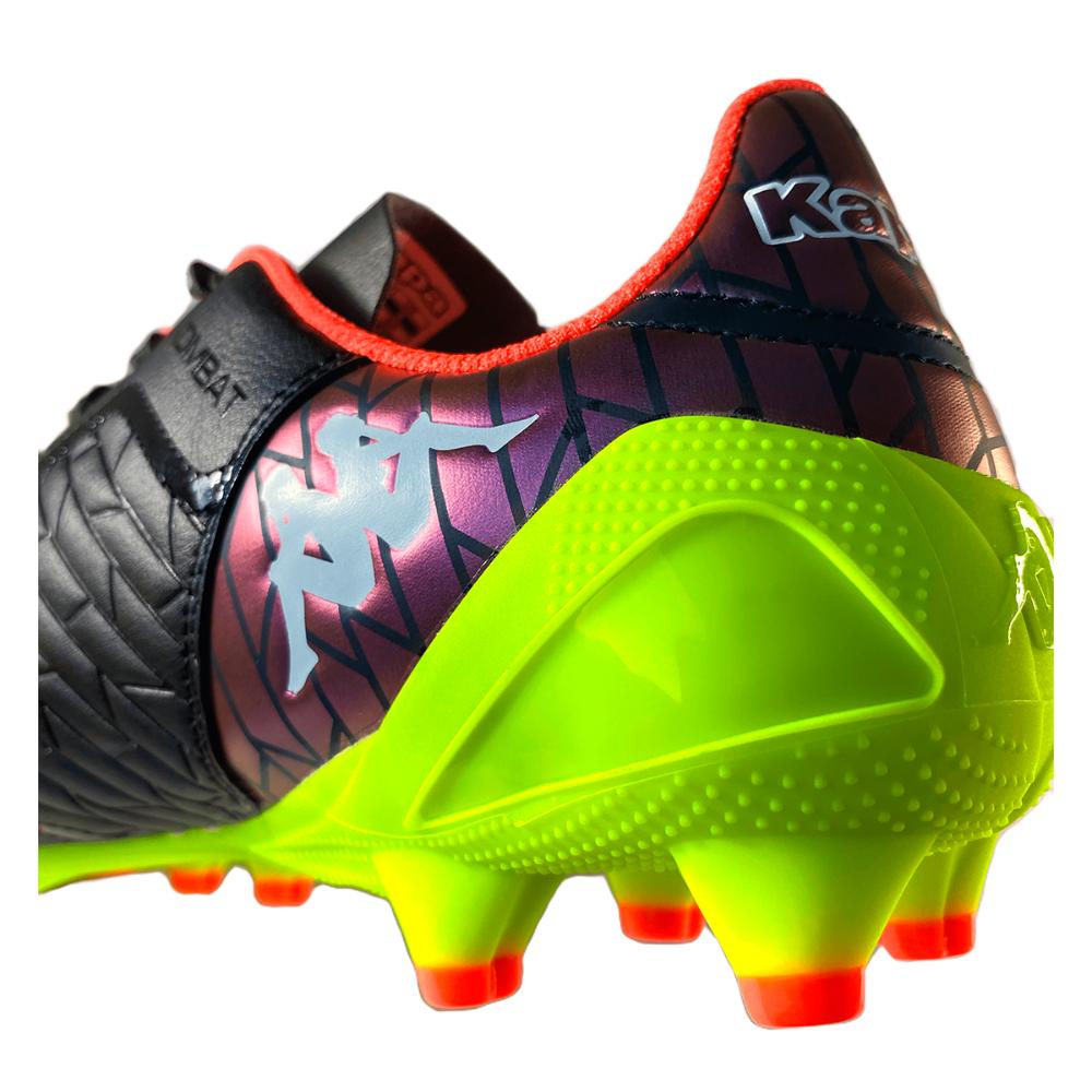 Zapatilla Fútbol Men Kombat Player Base Black Neon Green Firm Ground
