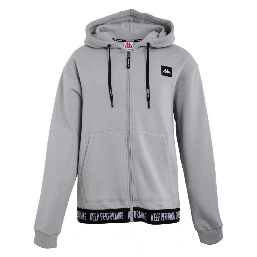 Poleron Men Full Zipper Grey Heather