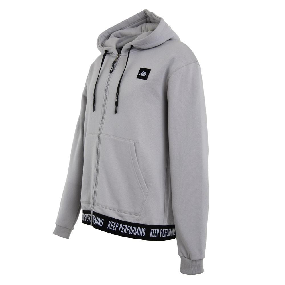 Poleron Men Full Zipper Grey Heather