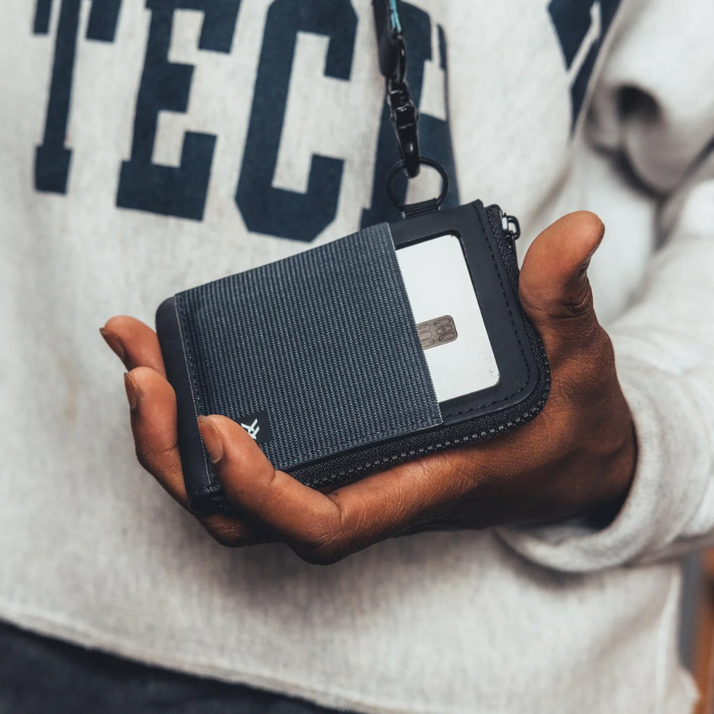 Billetera Thread Zipper Wallet Black