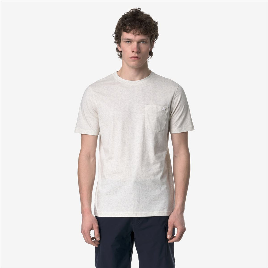 Polera K-Way Men Sigur Bleach Melange