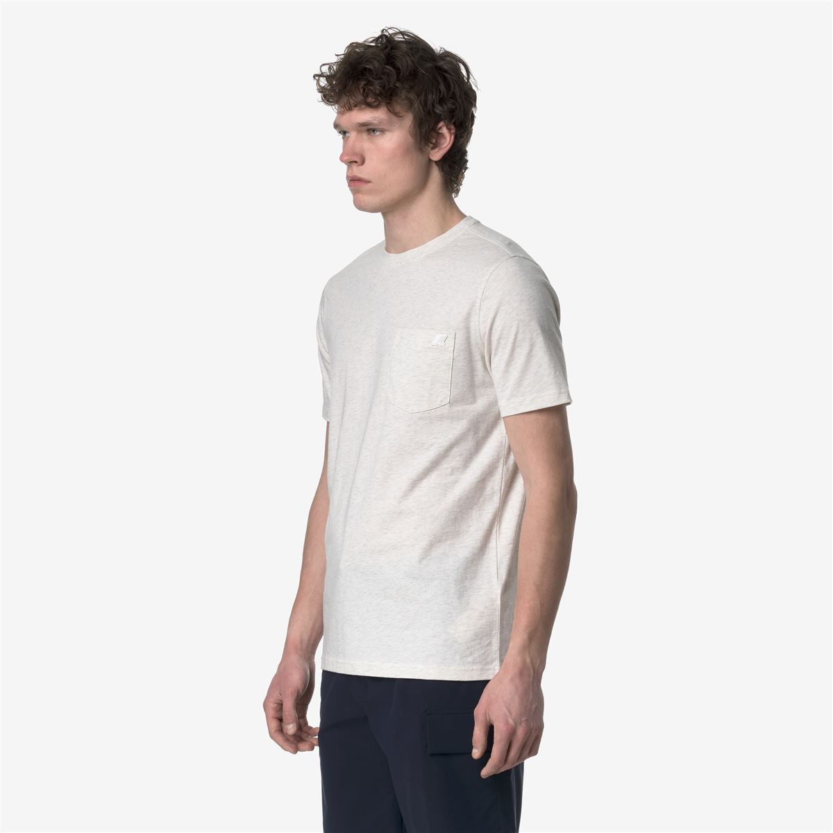Polera K-Way Men Sigur Bleach Melange