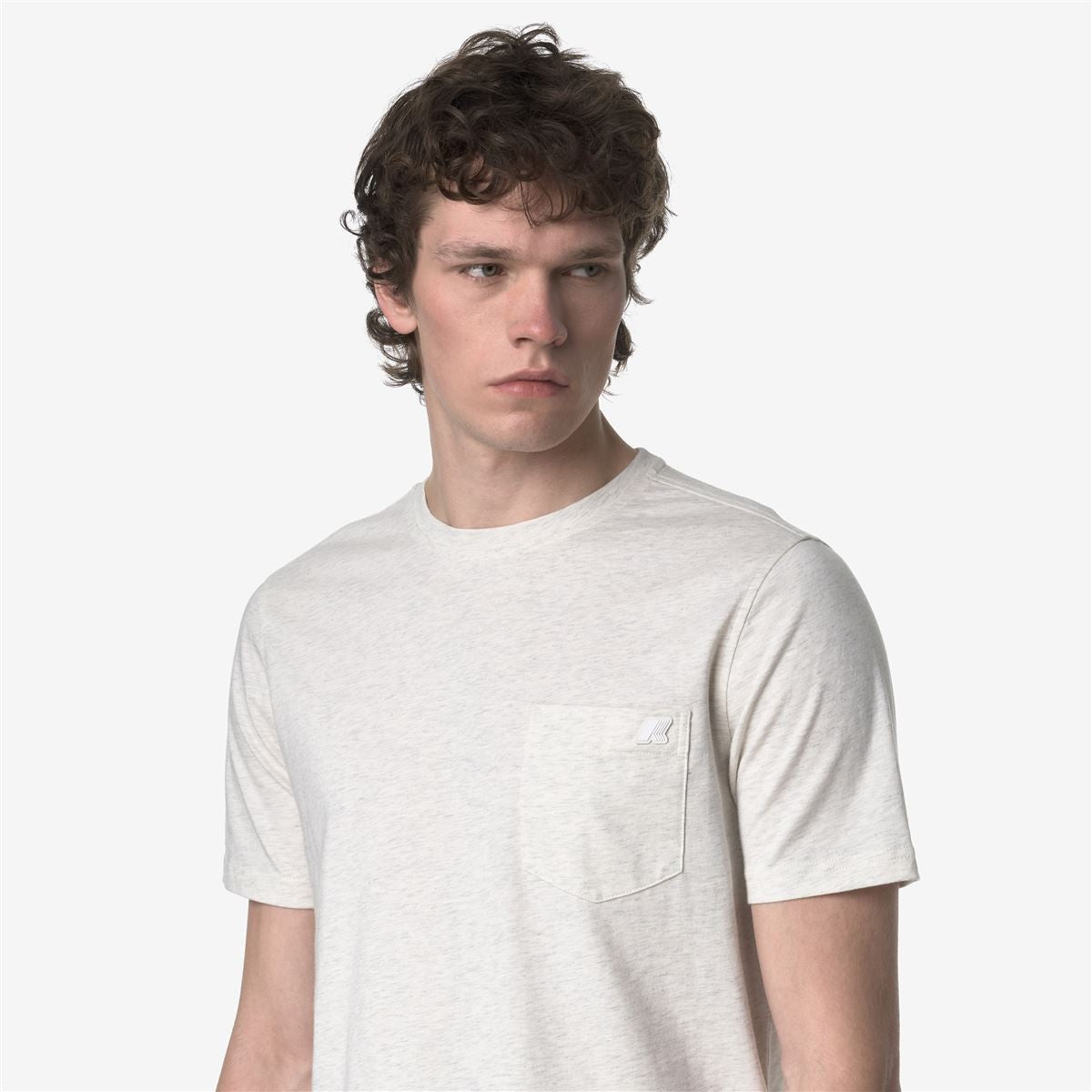 Polera K-Way Men Sigur Bleach Melange