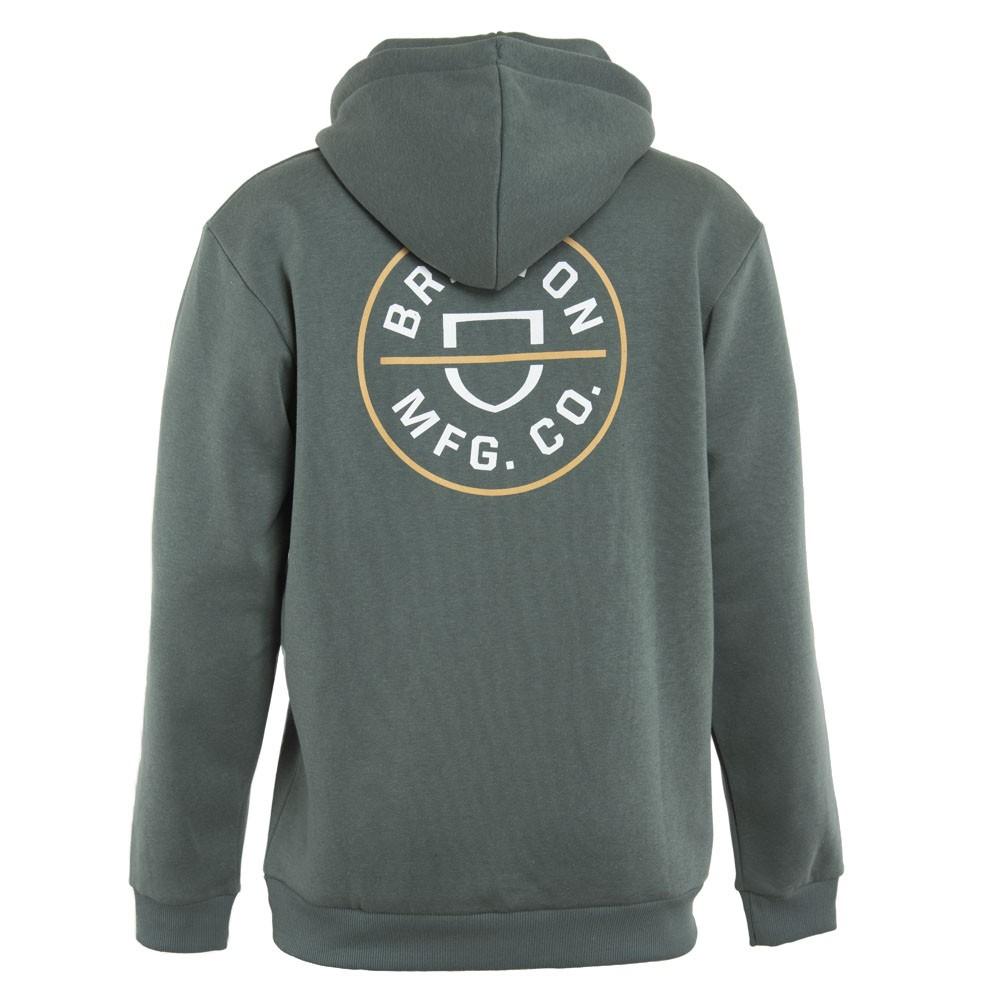 Poleron Men Hoodie Logo Green Light Yellow
