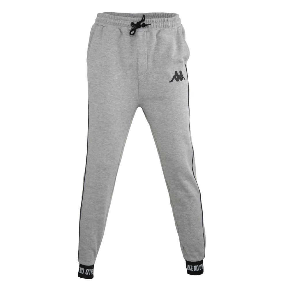 Pantalon Men Kappa Grey Logo black