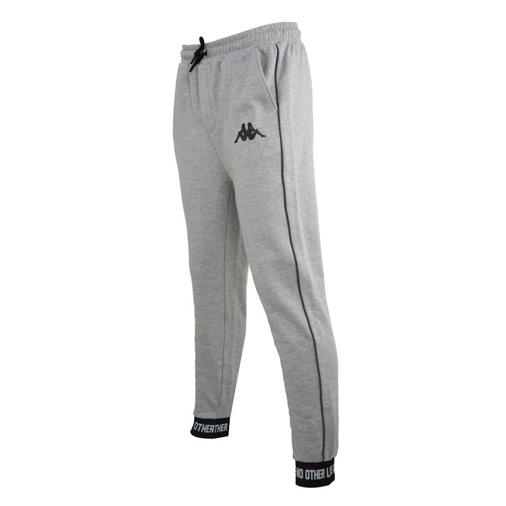 Pantalon Men Kappa Grey Logo black
