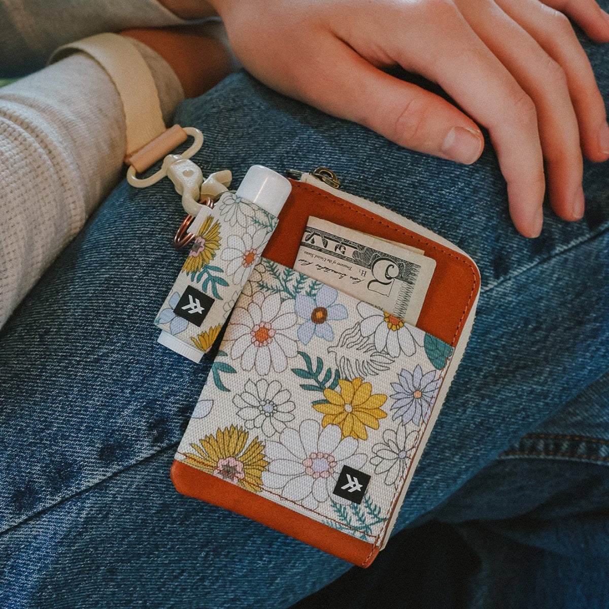 Billetera Thread Zipper Wallet Blossom