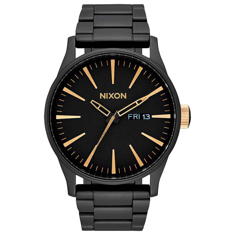 Reloj Sentry Ss Matte Negro/Dorado Nixon