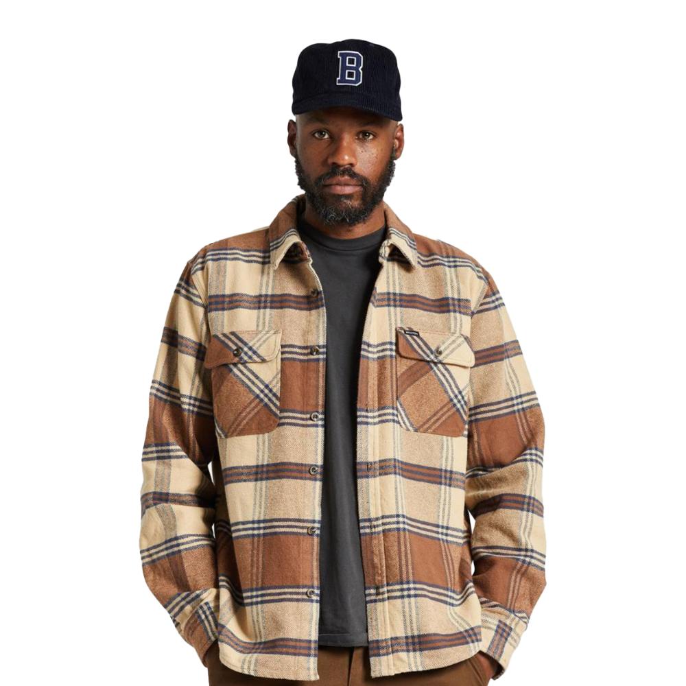 Camisa Bowery Heavyweight Sand Bison