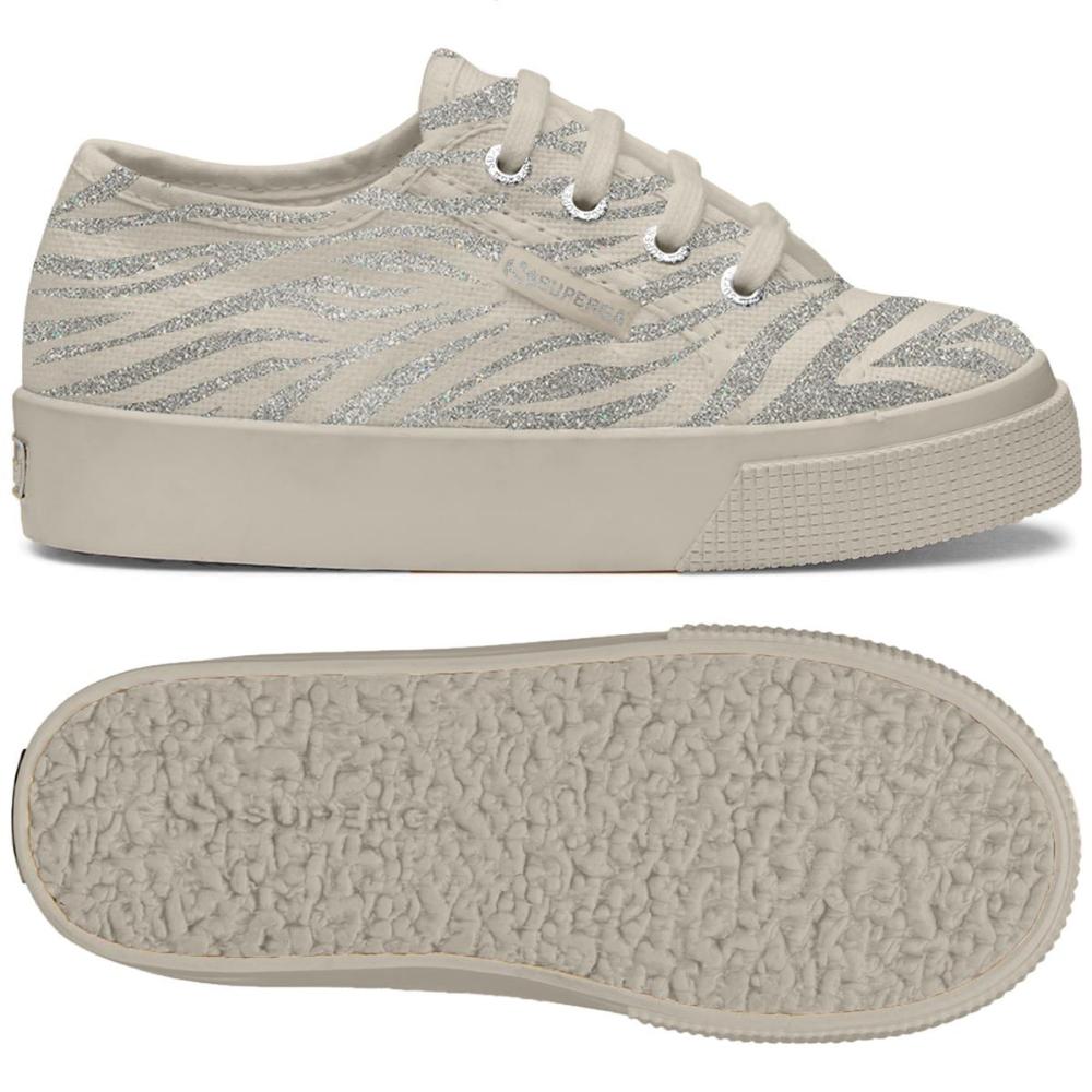 Zapatilla 2730 - Cotjglitterzebra White Superga