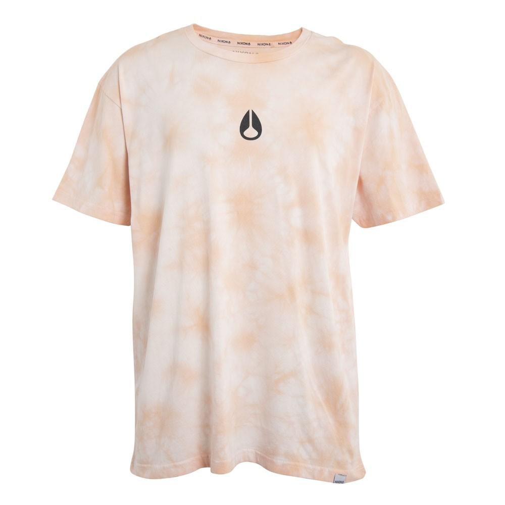 Polera Men Orange Tie Dye Snake
