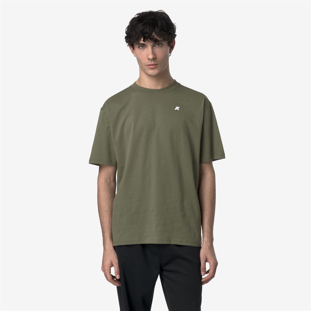 Polera K-Way Men Solo Green Lichen