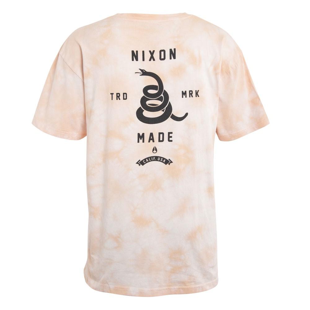 Polera Men Orange Tie Dye Snake