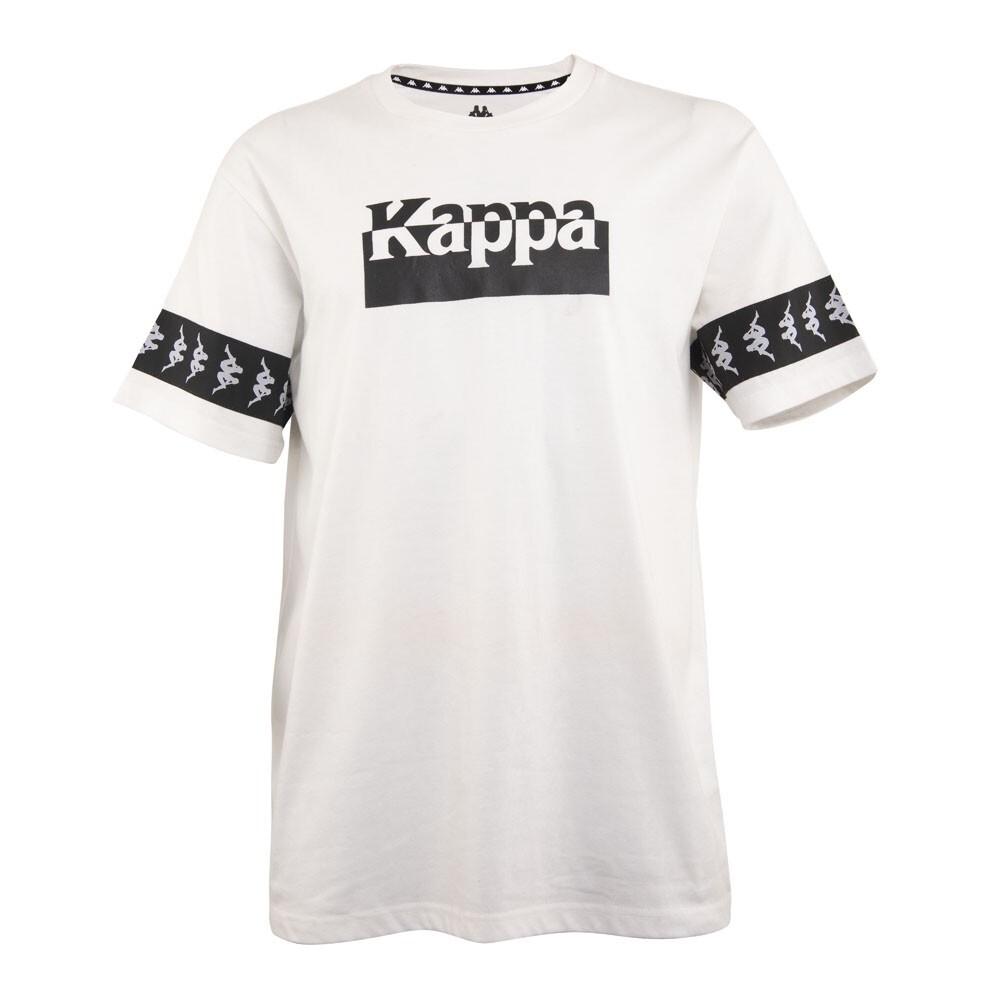 Polera Men White Banda Black Logo en pecho
