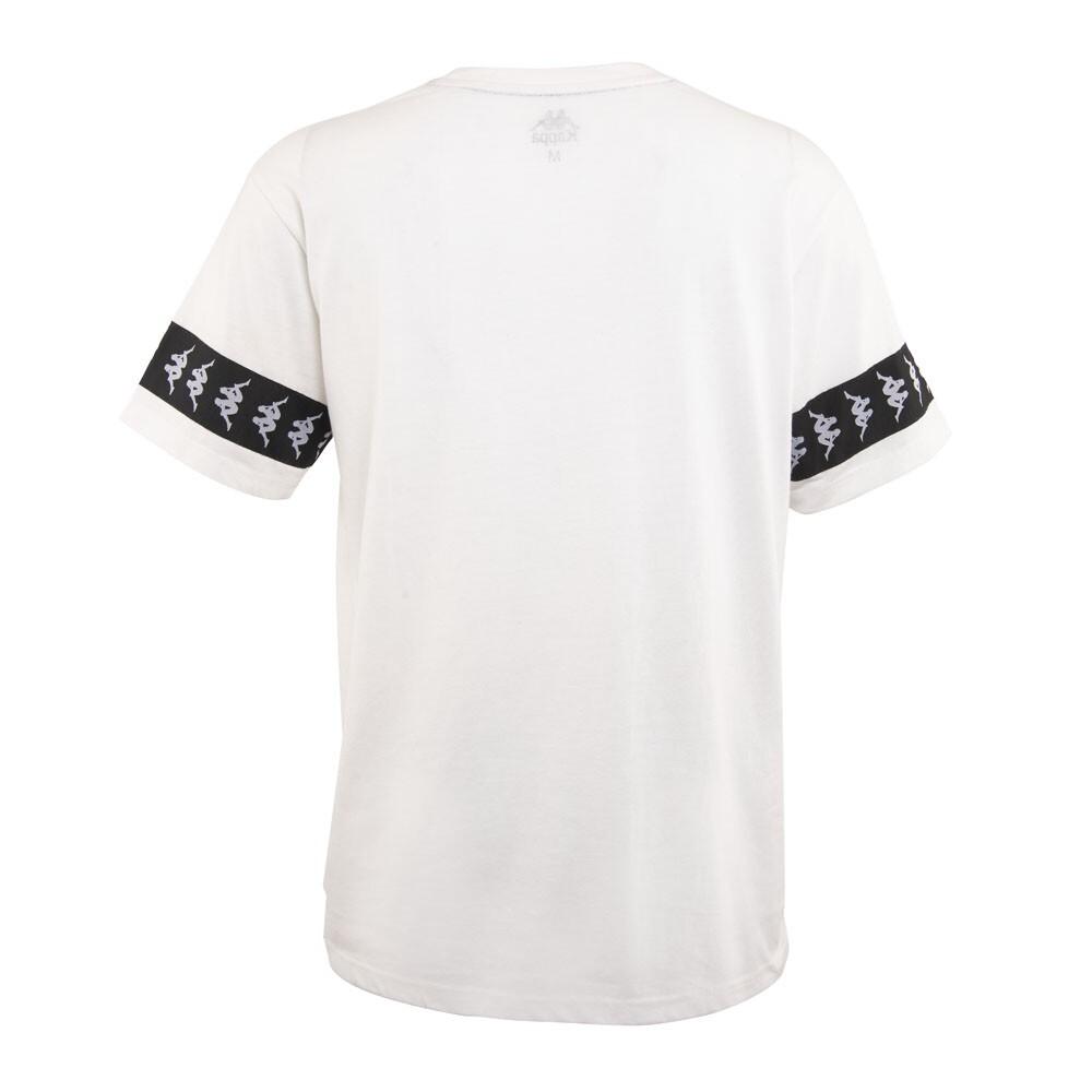 Polera Men White Banda Black Logo en pecho