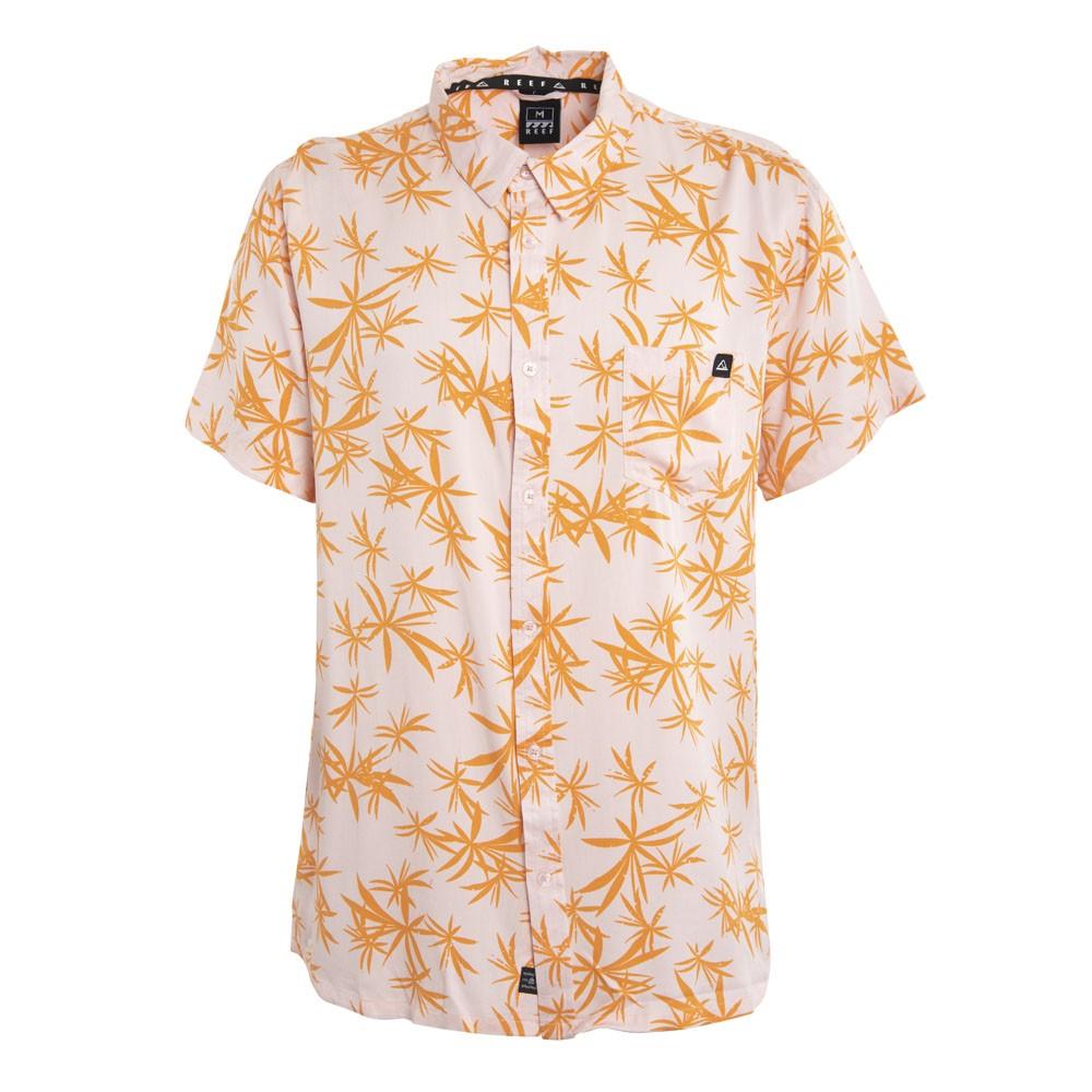 Camisa Manga Corta Palm Pink Orange