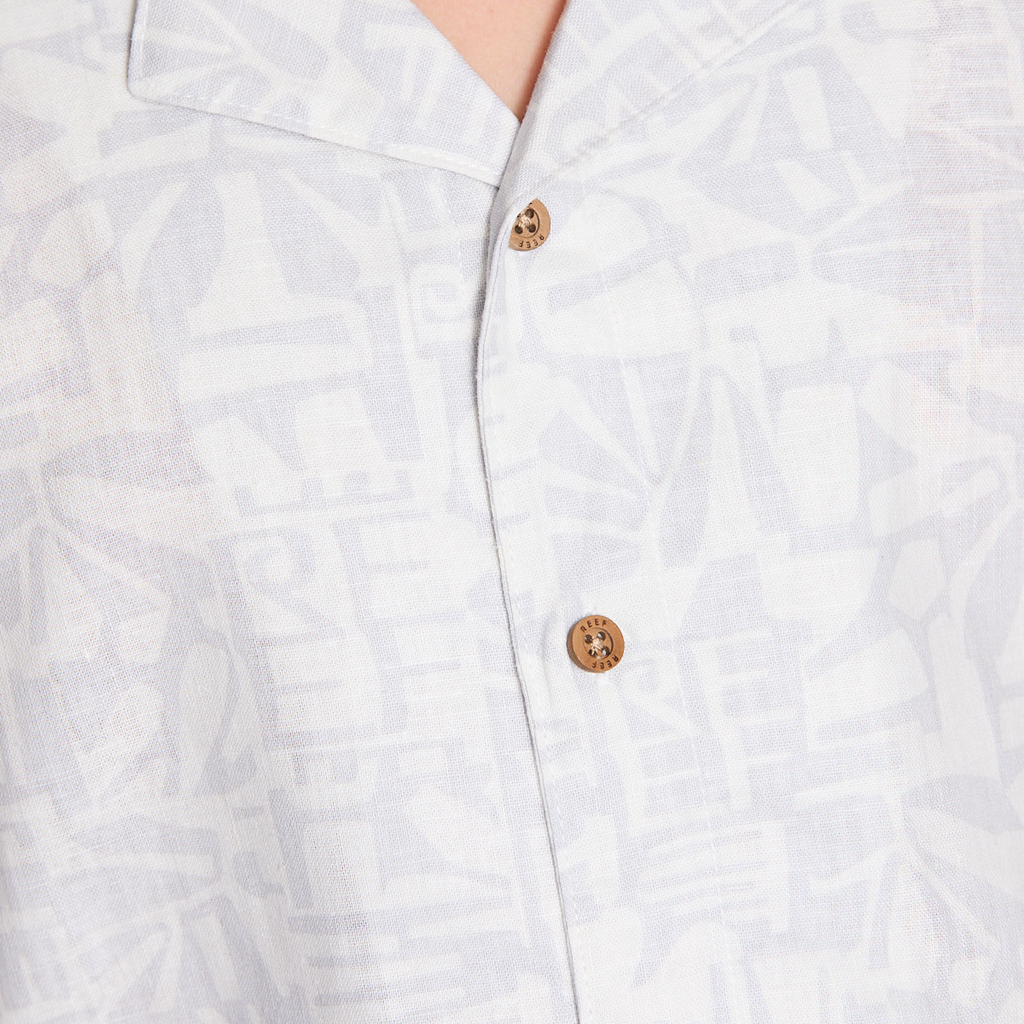 Camisa Reef Kids Gris Diseños Gris Oscuro