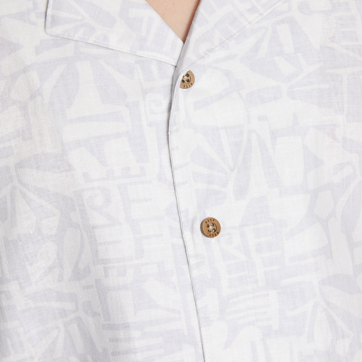 Camisa Reef Kids Gris Diseños Gris Oscuro