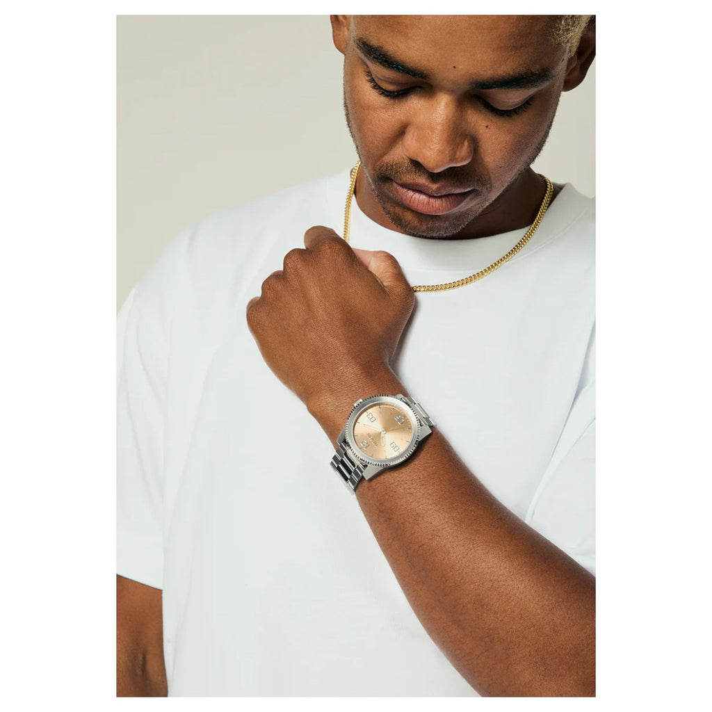 Reloj Nixon Corporal Silver Coral