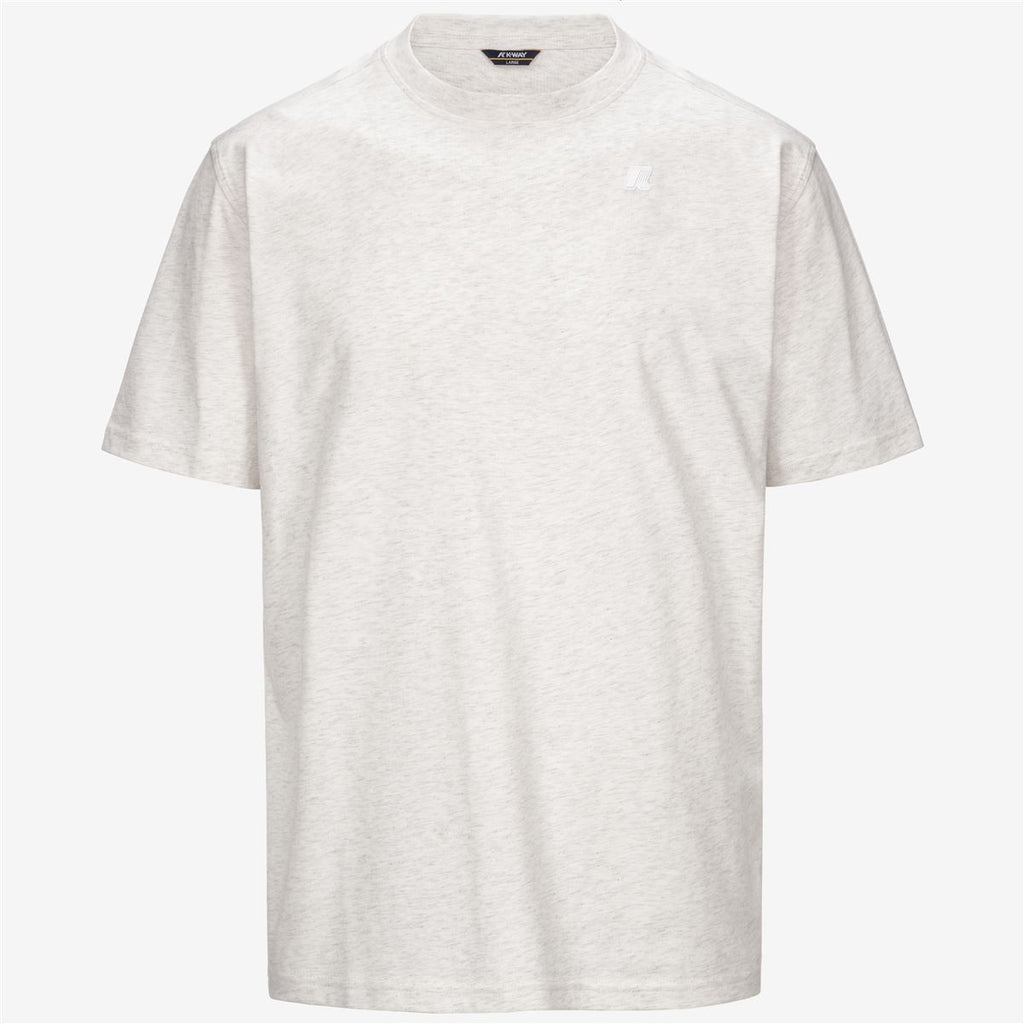 Polera K-Way Men Solo White Bleach Melange
