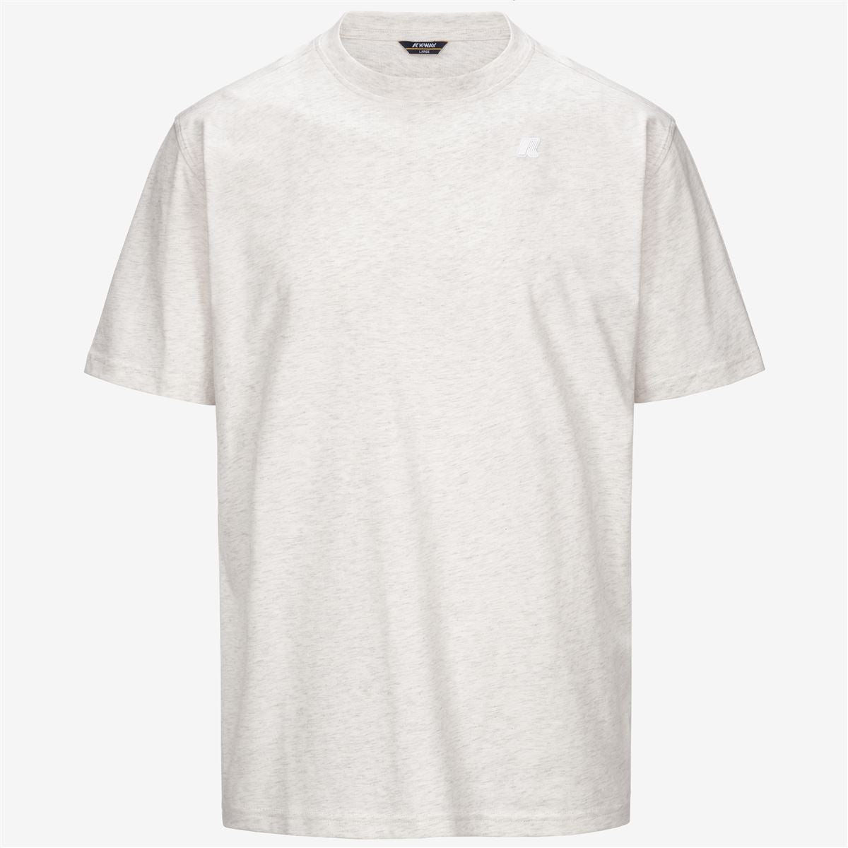 Polera K-Way Men Solo White Bleach Melange