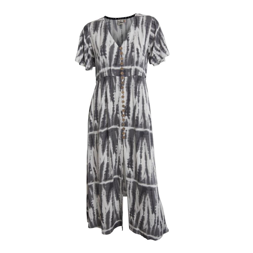 Vestido Women Tye dye Grey Bottoms