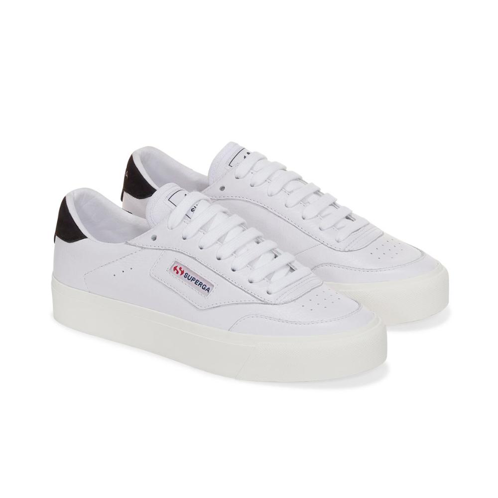 Zapatilla 3843 Court White Bristol Black