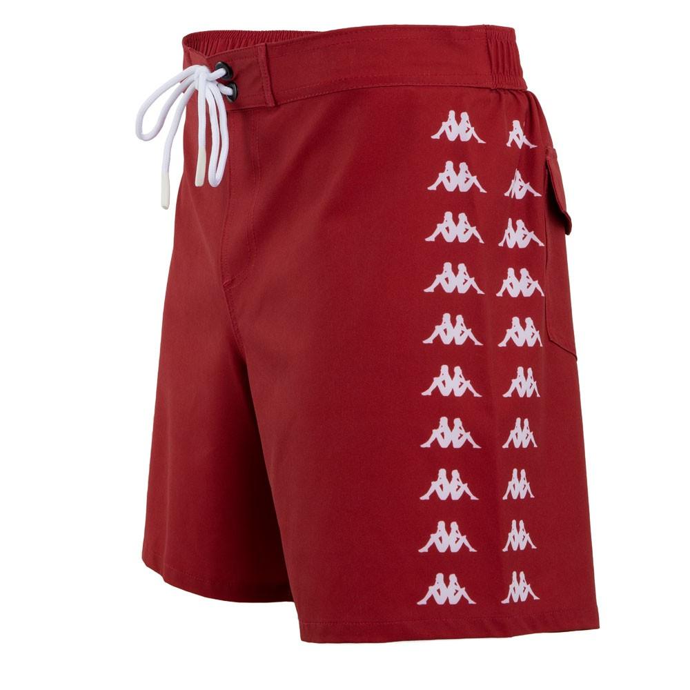 Traje de Baño Men Red Banda Red White
