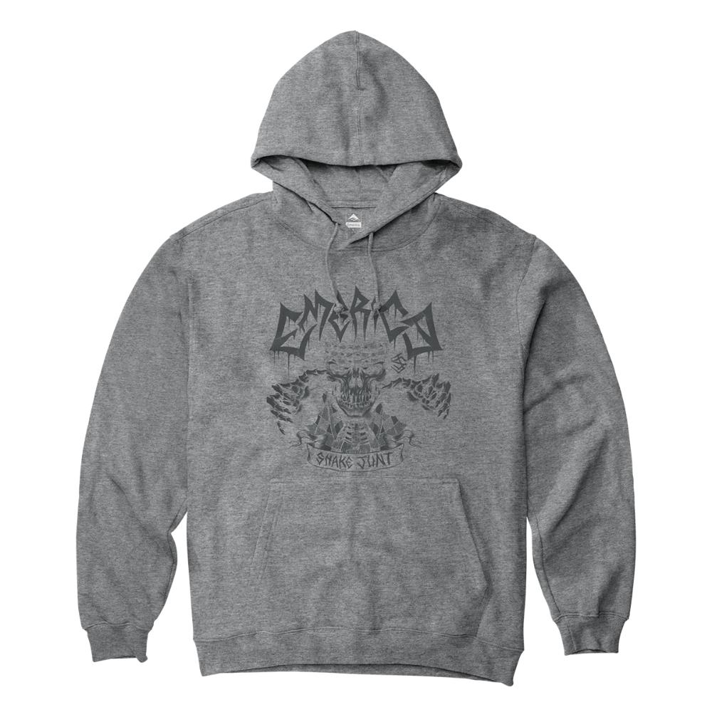 Poleron Men x Shake Junt Skull Grey Heather Hoodie