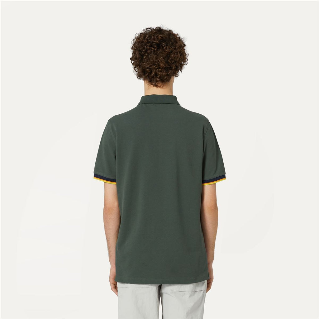 Polera K-Way Men Vincent Green Blackish