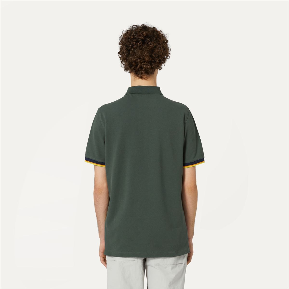Polera K-Way Men Vincent Green Blackish