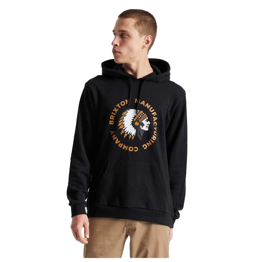 Poleron Rival Stamp Hoodie Black