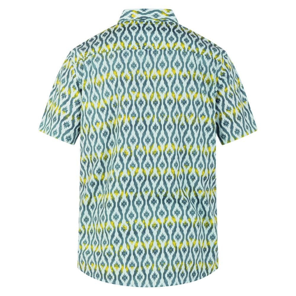 Camisa Men Wedge Organic Short Sleeve Light Blue
