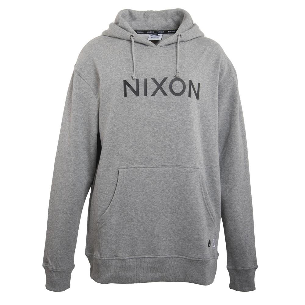 Polerón Hoodie Grey logo Cross Back Black