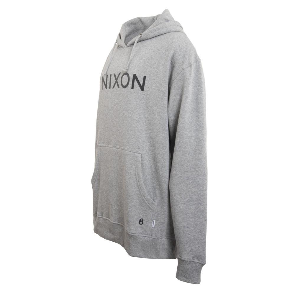 Polerón Hoodie Grey logo Cross Back Black