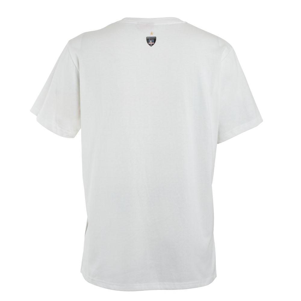 Polera Colo Colo Urbano "Cacique Gris" Blanca