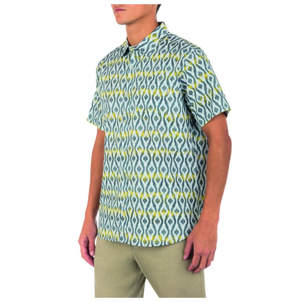 Camisa Men Wedge Organic Short Sleeve Light Blue