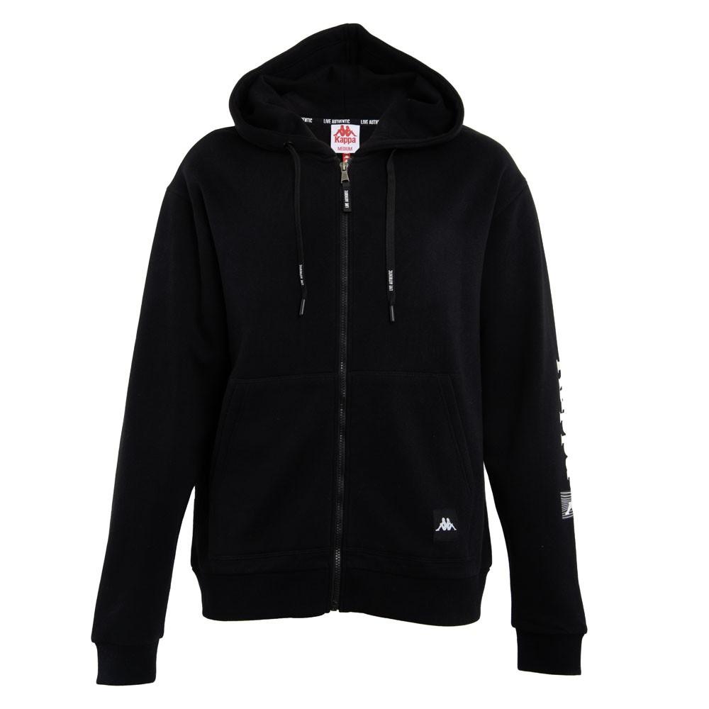 Poleron Men Black Logo Arm White
