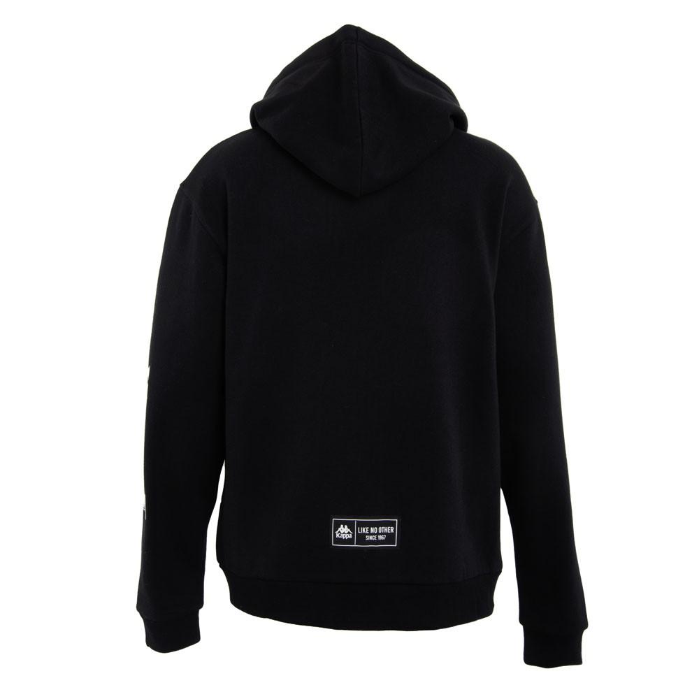 Poleron Men Black Logo Arm White