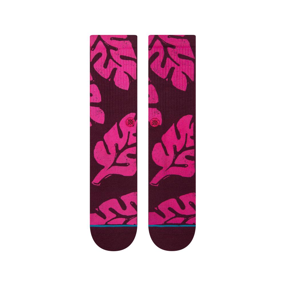 Stance Sock Unisex Plantastic - burgundy
