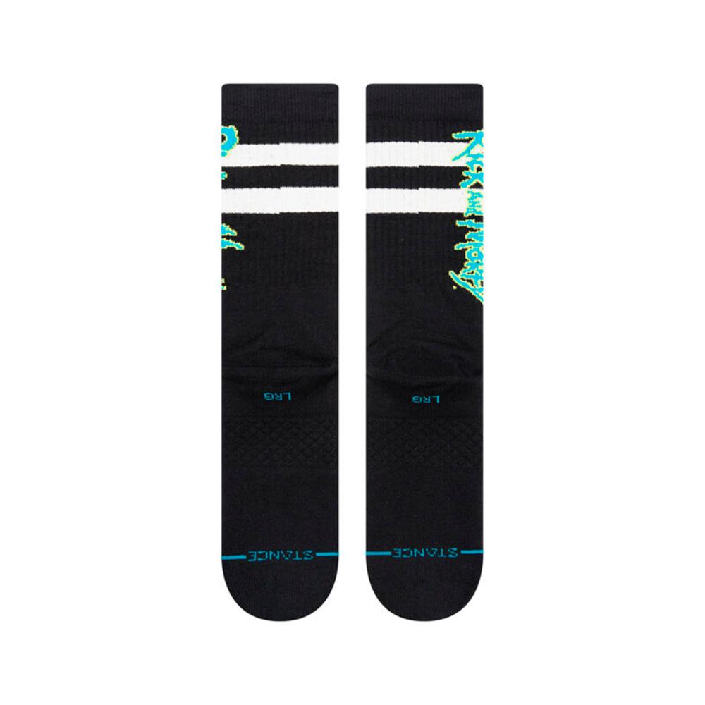 Stance Sock Rick And Morty Black