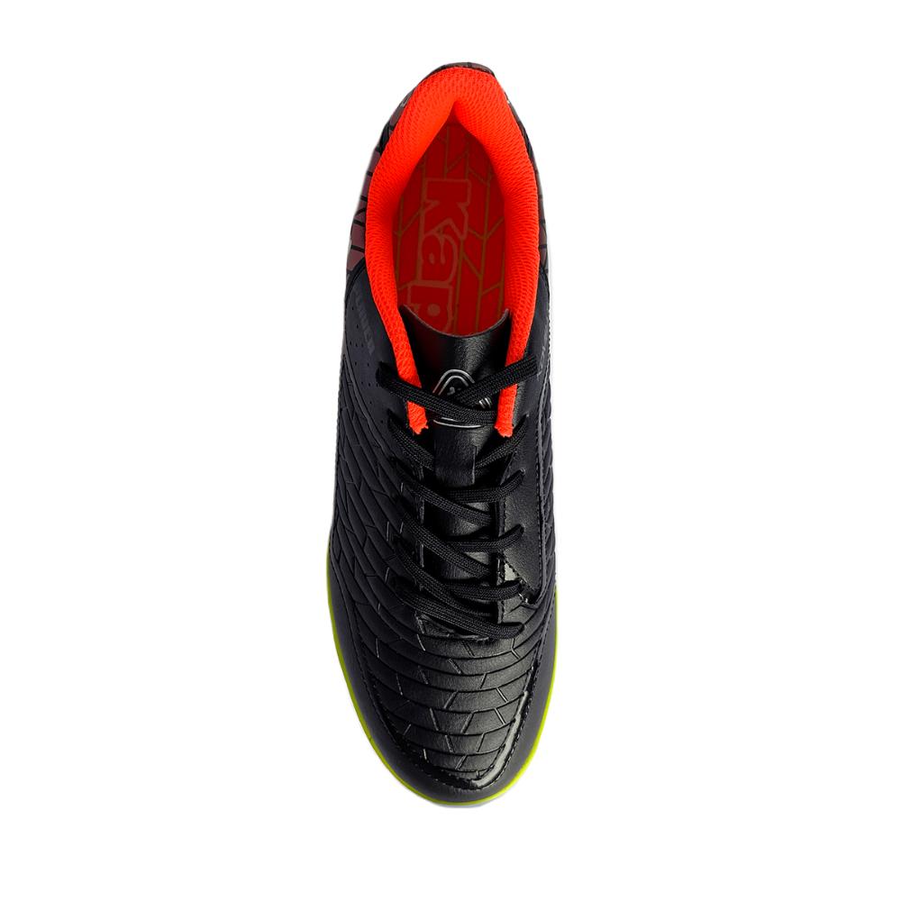Zapatilla Fútbol Men Kombat Player Base Black Neon Green Turf Ground